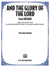 And the Glory of the Lord Organ sheet music cover